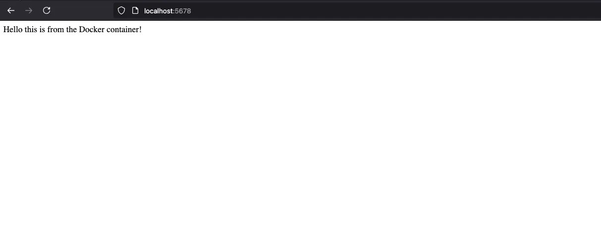 Visit localhost via any browser